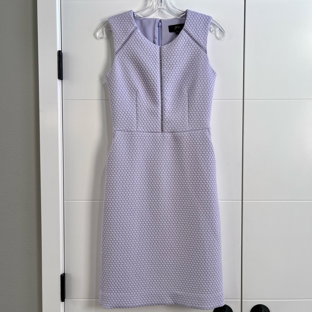 J.Crew Portfolio Sheath Dress 00 Sweet Hyacinth (Lavender)